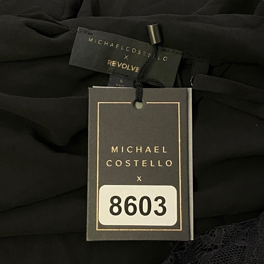 Michael Costello x REVOLVE Justin Gown in Black - Picture 4 of 10
